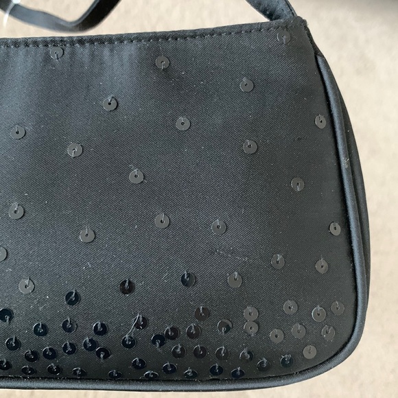 NWT LOFT Black Sequins Small Shoulder Bag - Picture 16 of 16
